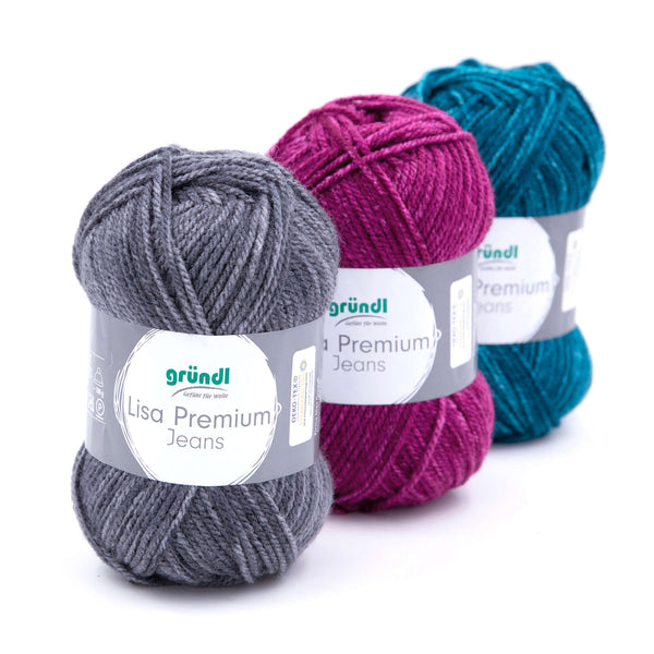 Lisa Premium Jeans Wolle 100 % Polyacryl 50g / 133m