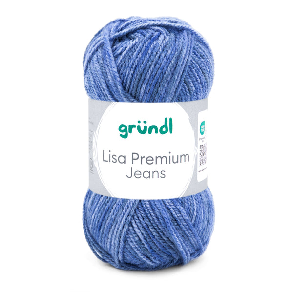 Lisa Premium Jeans Wolle 100 % Polyacryl 50g / 133m