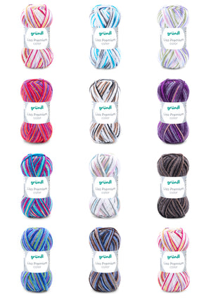 Lisa Premium Color Wolle 100% Polyacryl 50g / 133m