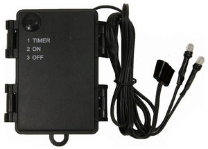 Batteriebox für 3x AA für 1 Stecker + 2 LED Lichter