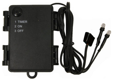 Batteriebox für 3x AA für 1 Stecker + 2 LED Lichter
