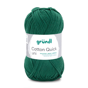 Cotton Quick Uni Baumwollgarn mercerisiert gasiert gekämmt 50g / 125m