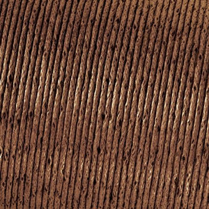 Kumihimo Baumwollkordel braun 1mm 6m