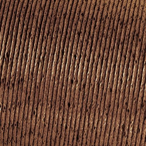 Kumihimo Baumwollkordel braun 1mm 6m