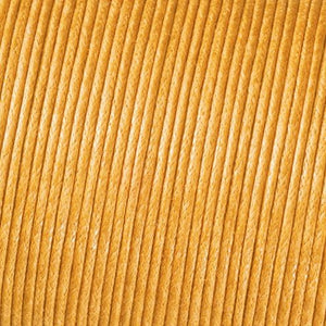 Kumihimo Baumwollkordel dunkelgelb 1mm 6m