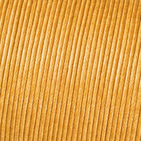 Kumihimo Baumwollkordel dunkelgelb 1mm 6m