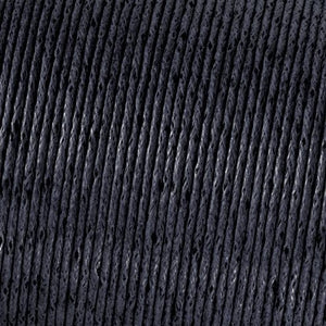 Kumihimo Baumwollkordel schwarz 1mm 6m
