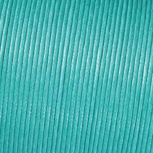 Kumihimo Baumwollkordel 1 mm türkis 6m