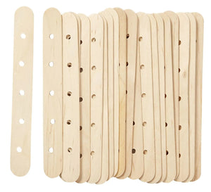 Baustäbe Bastelhölzer 15x1,8cm natur Birkenholz 20 Stück