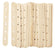Baustäbe Bastelhölzer 15x1,8cm natur Birkenholz 20 Stück