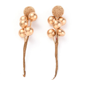 Weihnachtspick Beeren gold ca. 10cm 1 Stück
