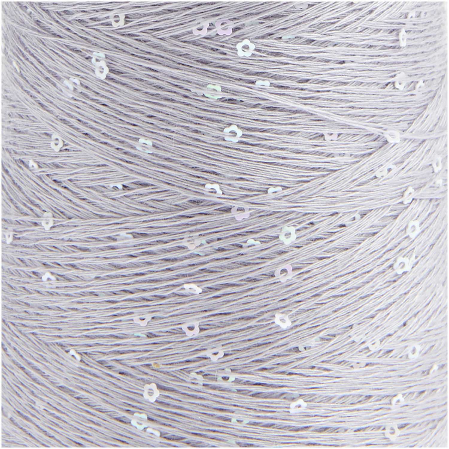 Creative Make It Blümchen Beilaufgarn mit Pailletten 25g 375m