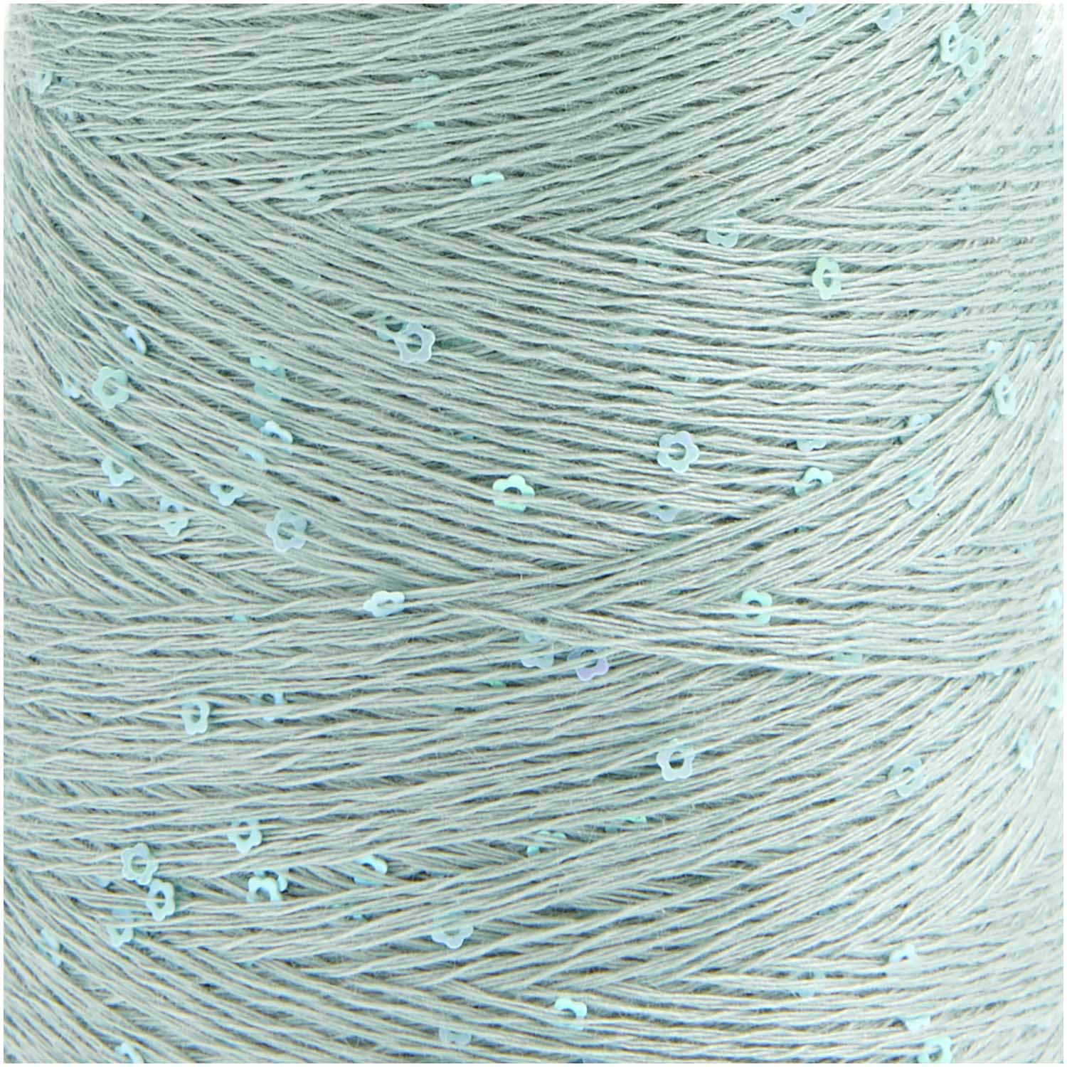 Creative Make It Blümchen Beilaufgarn mit Pailletten 25g 375m