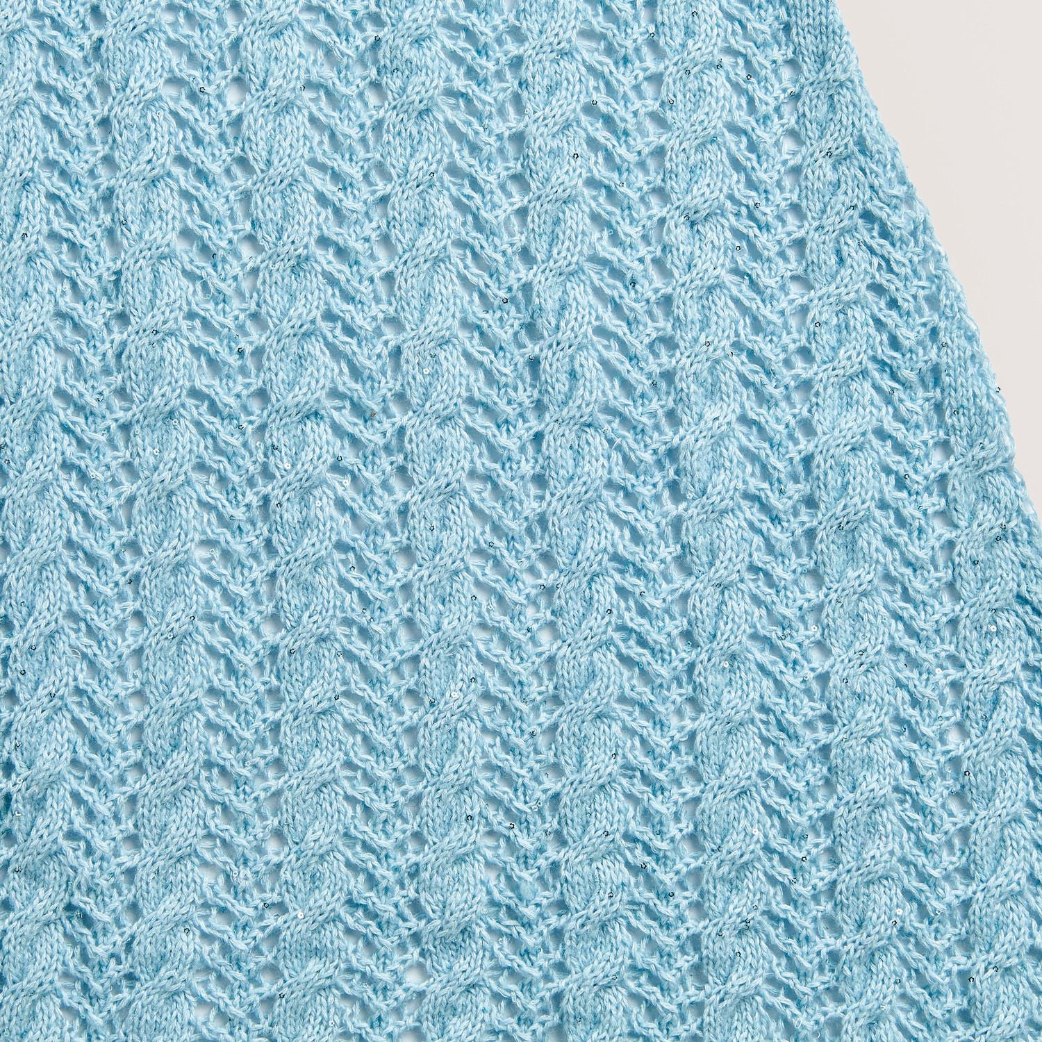 Creative Make It Blümchen Beilaufgarn mit Pailletten 25g 375m