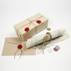 Siegel-Set Heritage Siegelset 5-teilig, Krone, Lilie, Ornament