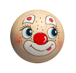 Handbemalter Holzkopf Clown Nr. 9