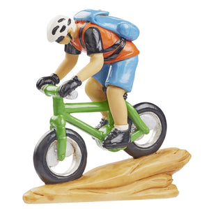 Miniatur-Biker Radfahrer 9,5cm 1 Stück