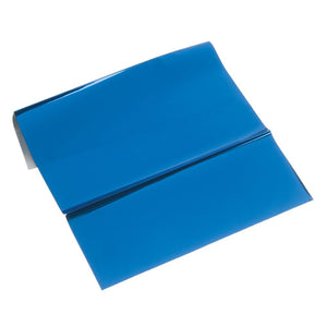 Metallicfolientransfer, blau