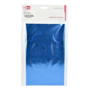 Metallicfolientransfer, blau