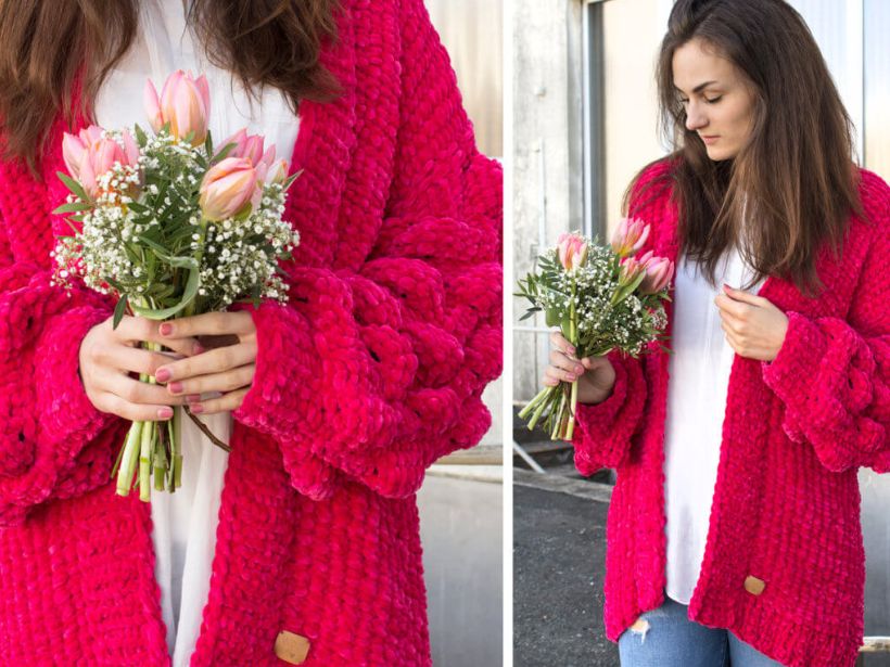 MyBoshi Samt Chenillengarn 100% Polyester 100m 100g