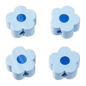 Schnulli Blümchen, 16x8mm, 13 verschiedene Farben