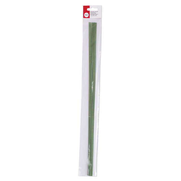 Blumendraht umwickelt 50cm 1mm ø grün 20 Stück / Packung