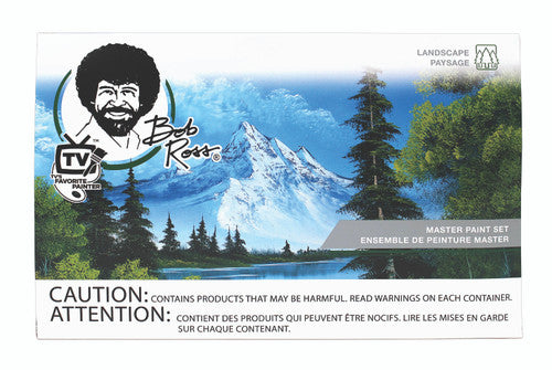 Bob Ross® Master Paint Set – Großes Ölmalerei-Set mit Zubehör 15-teilig