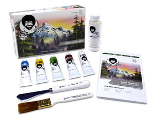 Bob Ross® Basic Set – Das Starterset für Landschaftsmalerei 9-teilig