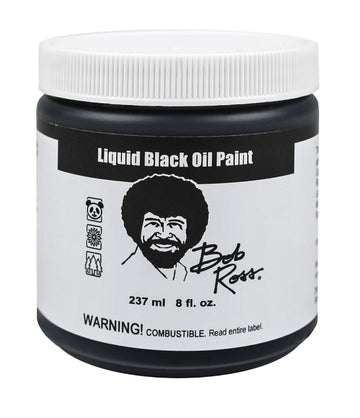 BOB ROSS® Flüssigschwarz (Liquid Black) Flüssiggrund Malmittel 237ml