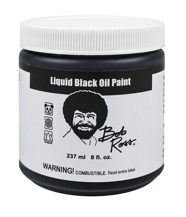 BOB ROSS® Flüssigschwarz (Liquid Black) Flüssiggrund Malmittel 237ml