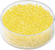 Böhmische Rocailles Glasperlen Farbeinzug zitronengelb Ø 2,5mm 17g/Dose