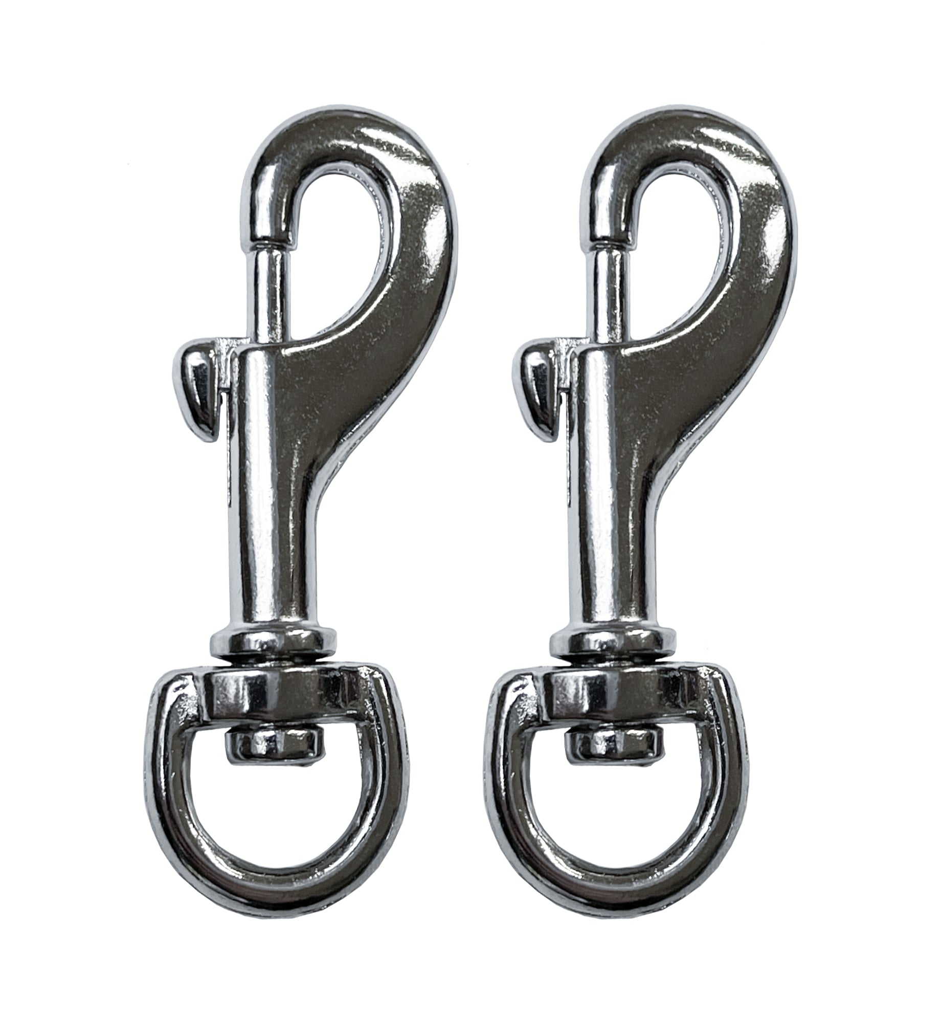 Bolzen Karabinerhaken 13x62mm runder Wirbel 2 Stück