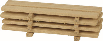 Bretterstapel aus Holz Miniatur für Krippen 10cm
