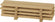 Bretterstapel aus Holz Miniatur für Krippen 10cm