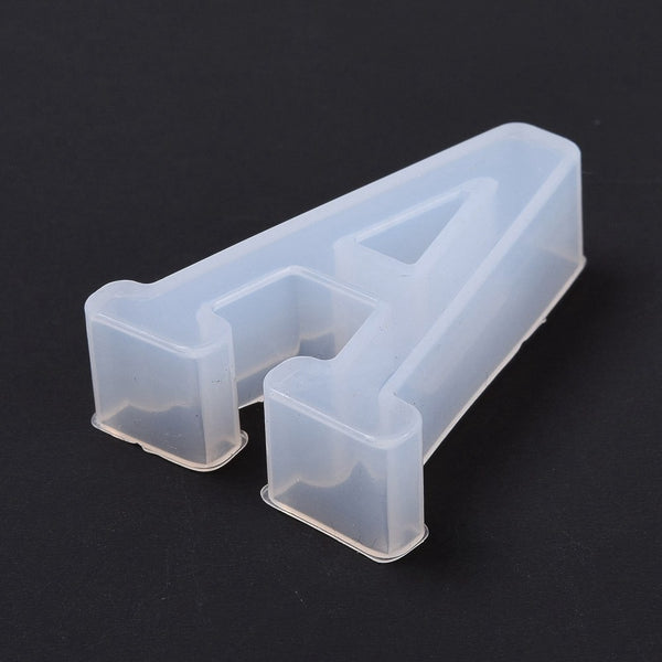 Gießformen Set Alphabet A - Z, 26-teilig, 40x20x11mm Silikon Gießform