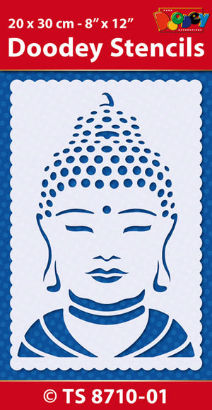 Schablone Buddha 20x30cm Doodey Schablonen
