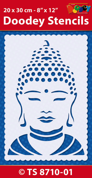 Schablone Buddha 20x30cm Doodey STencils