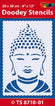Schablone Buddha 20x30cm Doodey STencils