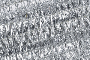 Chenilledraht Pfeifenreiniger metallic silber 9mm 50cm 10 Stück