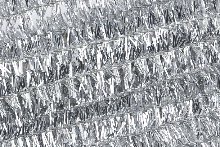 Chenilledraht Pfeifenreiniger metallic silber 9mm 50cm 10 Stück