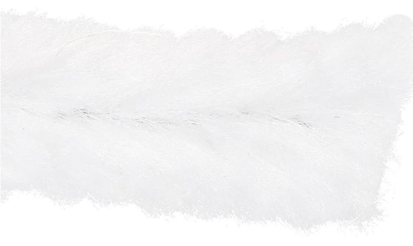 Chenilledraht weiß sehr flauschig ø 12 mm 30cm 8 Stück