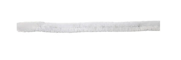 Chenilledraht weiß sehr flauschig ø 12 mm 30cm 8 Stück