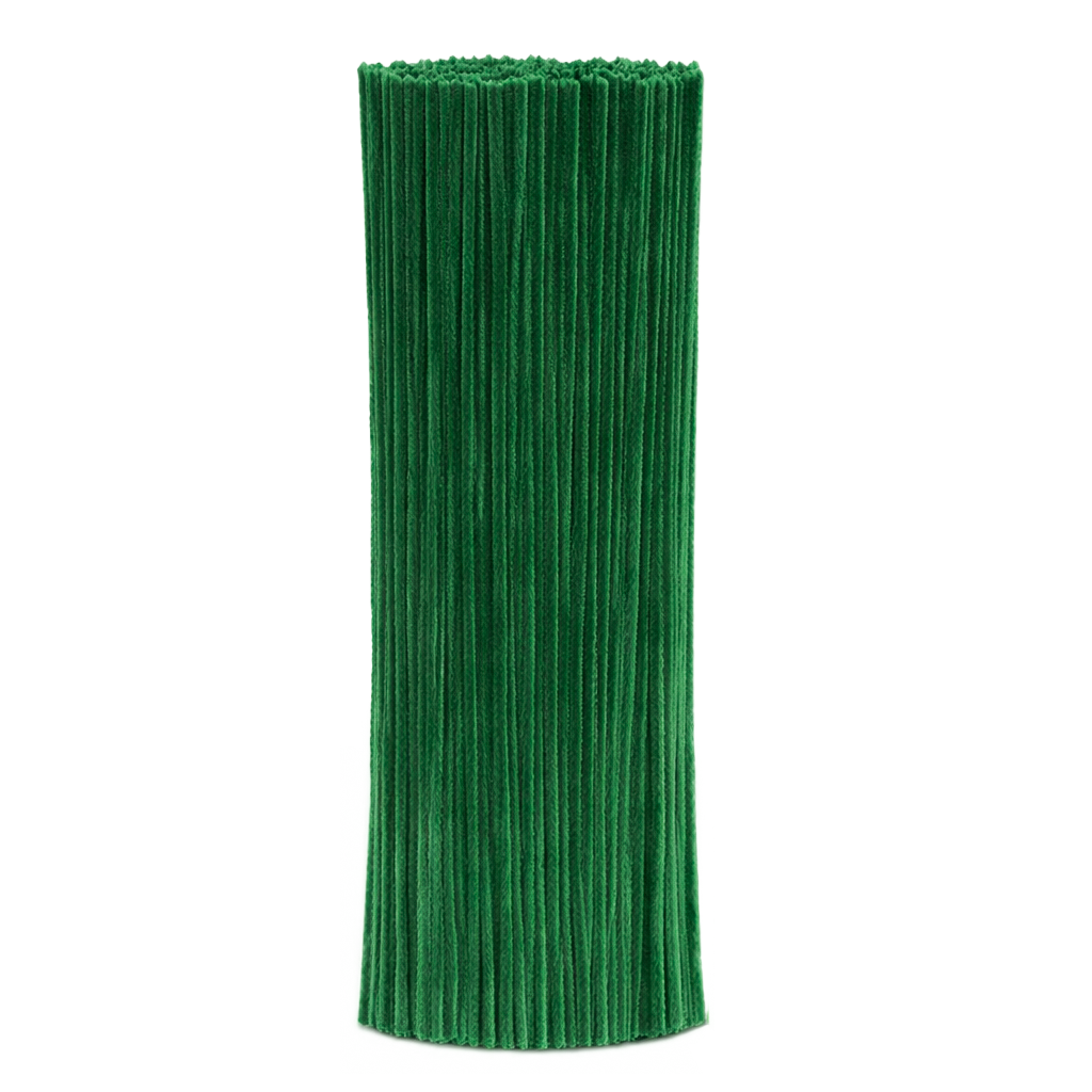 Chenille-Pfeifenputzer 6mm 30cm Großpackung 100 Stück