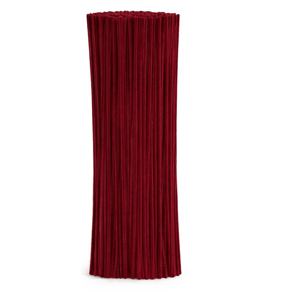 Chenille-Pfeifenputzer 6mm 30cm Großpackung 100 Stück