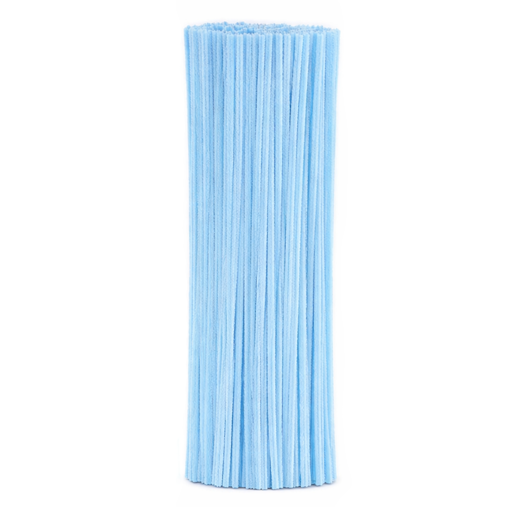 Chenille-Pfeifenputzer 6mm 30cm Großpackung 100 Stück