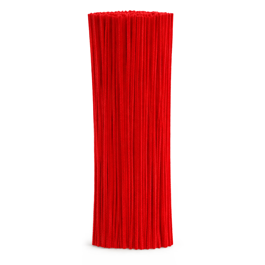 Chenille-Pfeifenputzer 6mm 30cm Großpackung 100 Stück