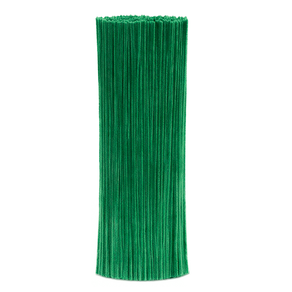 Chenille-Pfeifenputzer 6mm 30cm Großpackung 100 Stück
