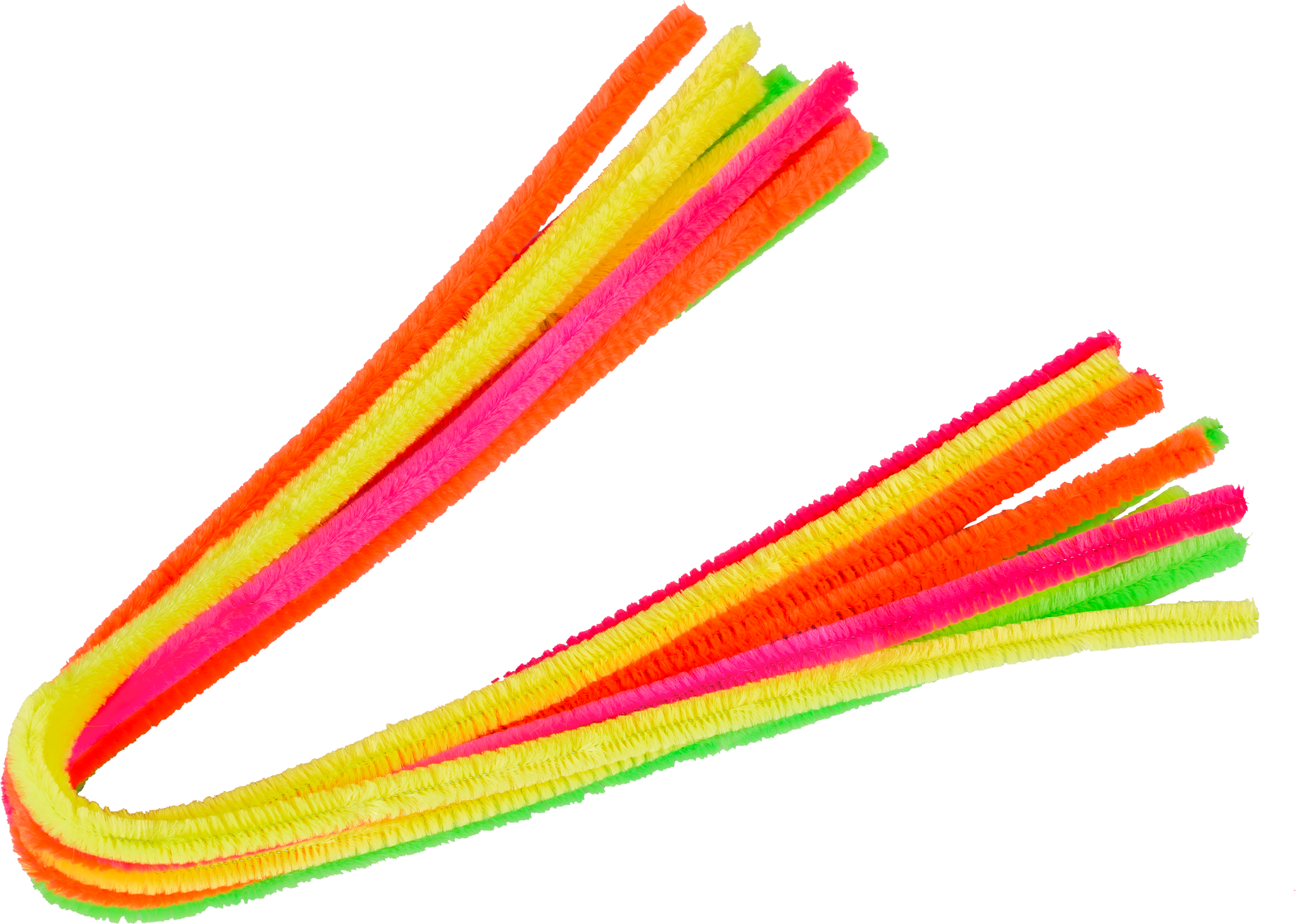 Chenilledraht NEON  Ø 8mm 500mm 10 Stück