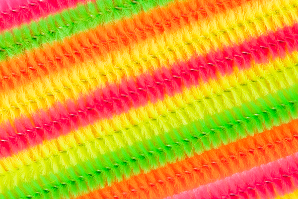 Chenilledraht NEON  Ø 8mm 500mm 10 Stück