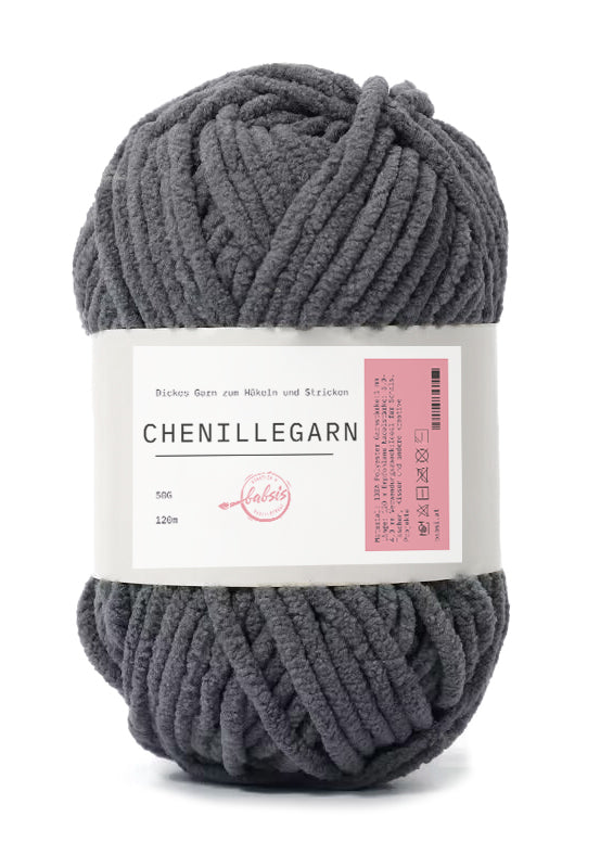 Babsi´s Chenille Häkel- & Strickgarn 50g/120m 100% Polyacryl